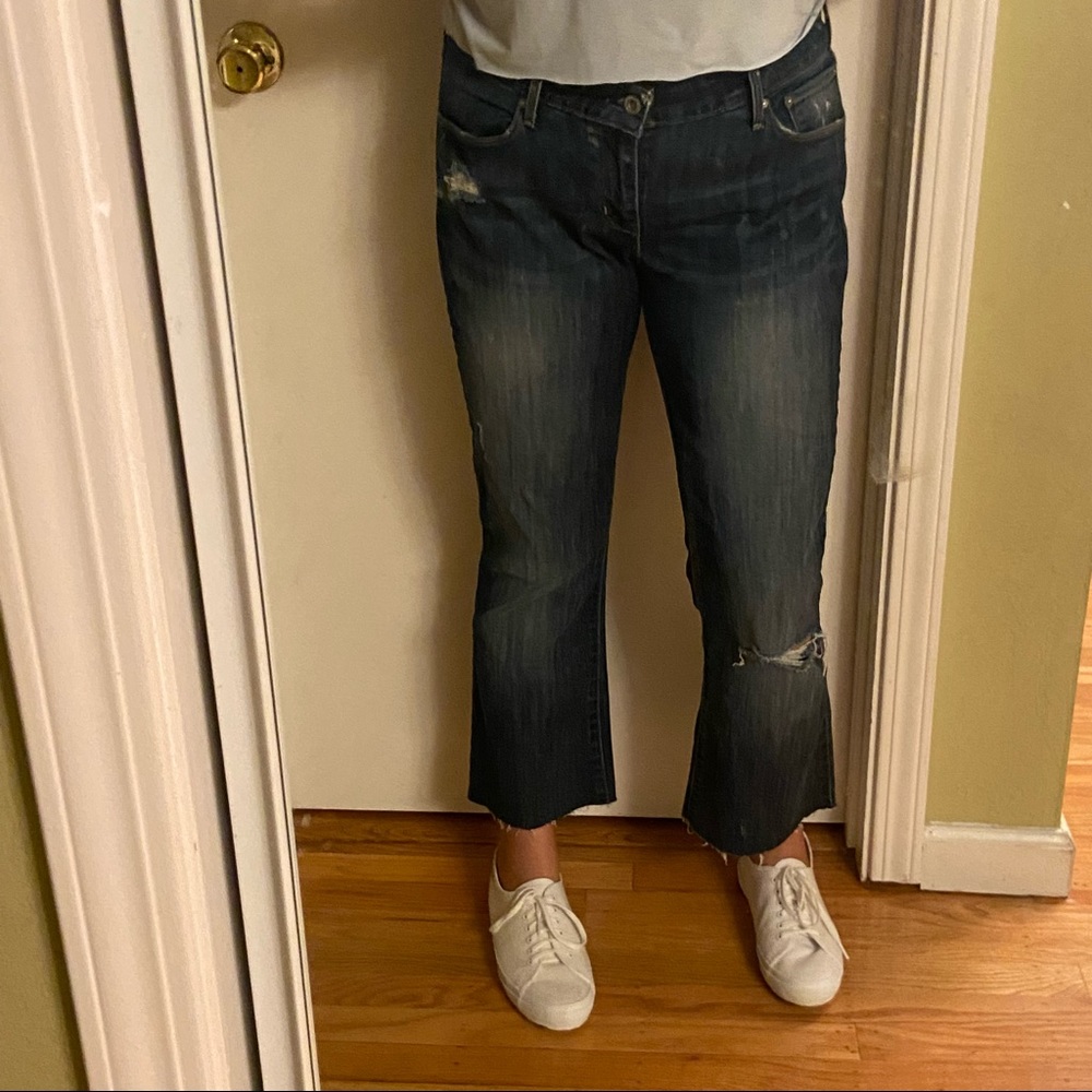 Levi’s crop flare jeans